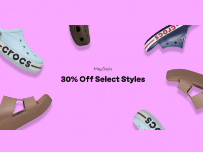 May Deals: 30% Off Selected Styles @ Crocs