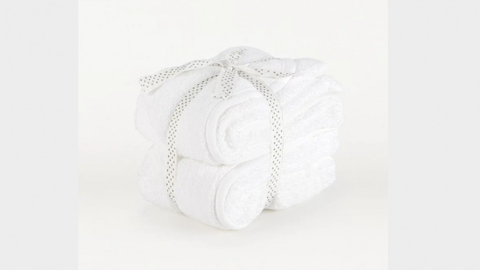 2 Pack of Baby White Hooded Towels now £4.80 @ George at Asda