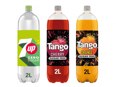 7UP Zero/Tango Cherry/Orange 2L 2 for £1.80