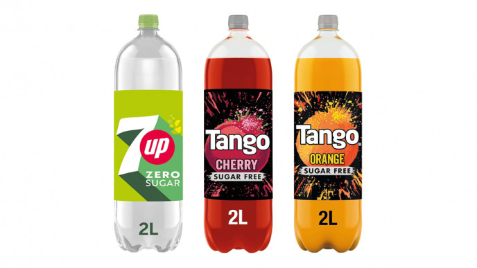 7UP Zero Lemon & Lime / Tango Cherry Sugar Free / Tango Orange Sugar Free Bottle 2L 2 for £1.80 @ Amazon