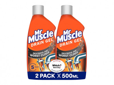 Mr Muscle Drain Unblocker Liquid x 2 £4.90
