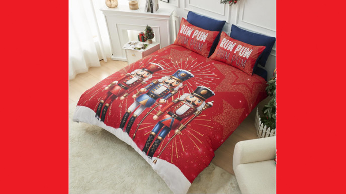 King Size Nutcracker Christmas Duvet Cover just £5.18 @ Amazon