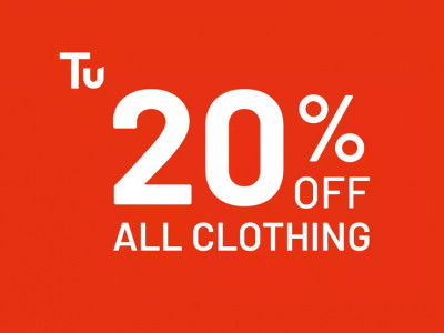 20% Off All Tu Clothing @ Argos