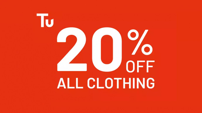 20% Off All Tu Clothing @ Argos