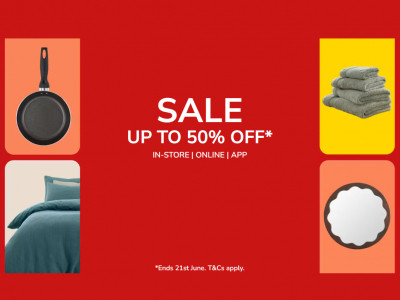 Up To 50% Off Sale @ Dunelm