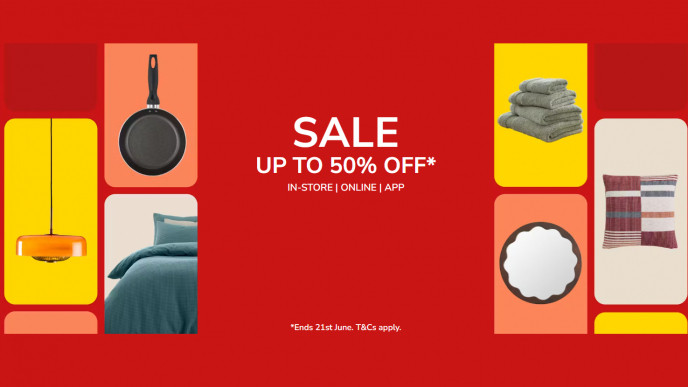 Up To 50% Off Sale @ Dunelm