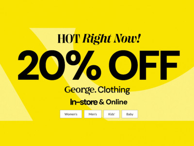 20% Off Clothing @ George at Asda