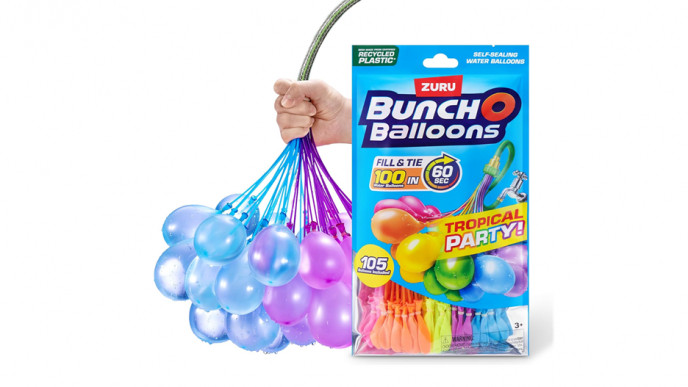 Bunch O Balloons Tropical Party 100+ Rapid-Filling Self-Sealing Water Balloons £4.74 @ Amazon