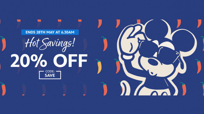 20% Off Selected Items With Code @ Disney Store
