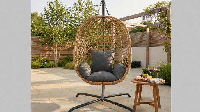 55% off Farringdon Hanging Chair now £89.99 delivered @ The Range