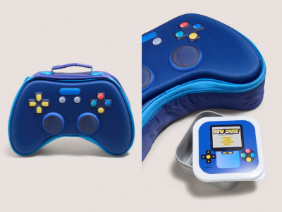 Blue Gaming Lunch Bag & Snack Box £4