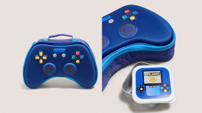 Blue Gaming Lunch Bag & Snack Box £4 @ Matalan