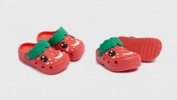 Kids Red Strawberry Clogs £7.50 @ Matalan