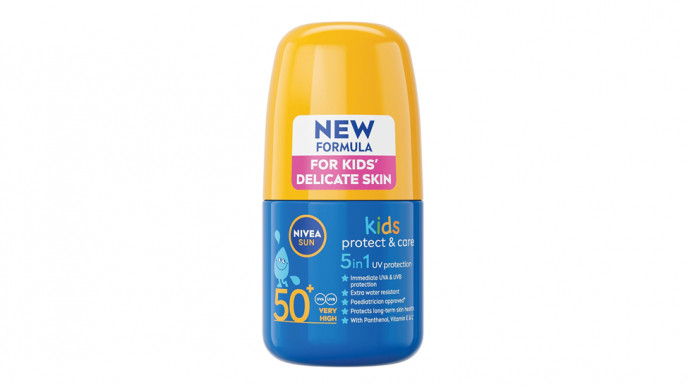 NIVEA Sun Kids Protect & Care SPF 50+ Roll On 50ml £5.13 @ Amazon