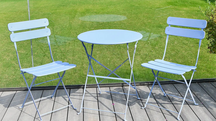 Metal 3 Piece Bistro Set £55.30 @ Dunelm
