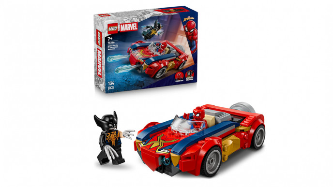 LEGO Marvel Spider-Man Car vs. Venomized Wolverine £12.99 @ Amazon