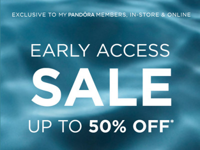 Up To 50% Off Pandora Summer Sale