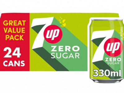 7UP Zero Lemon & Lime Cans 24 x 330ml £7.11